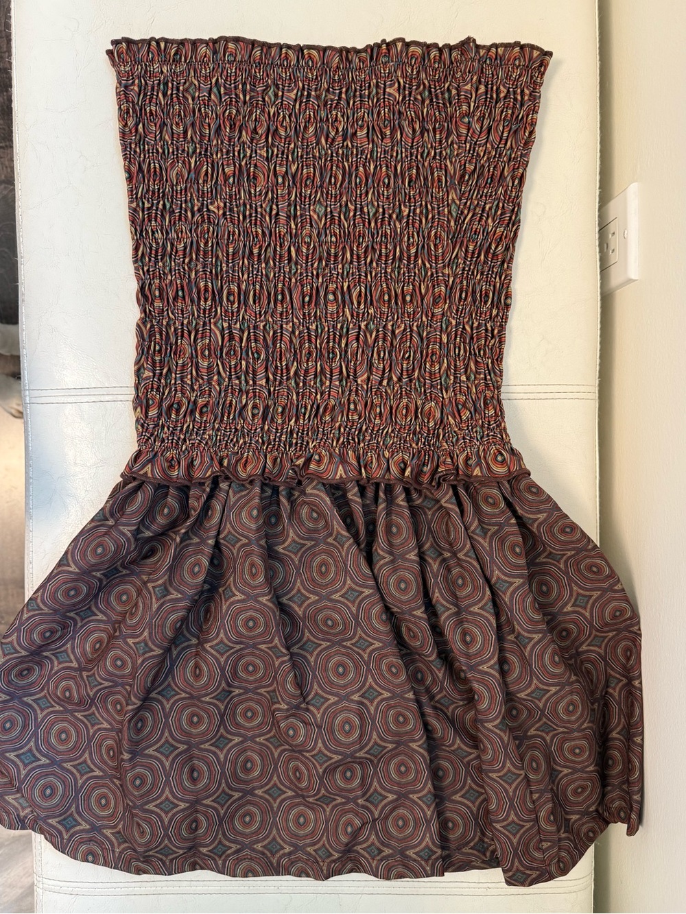 Strawberry Milk Mob Affogato Scrunch Dress